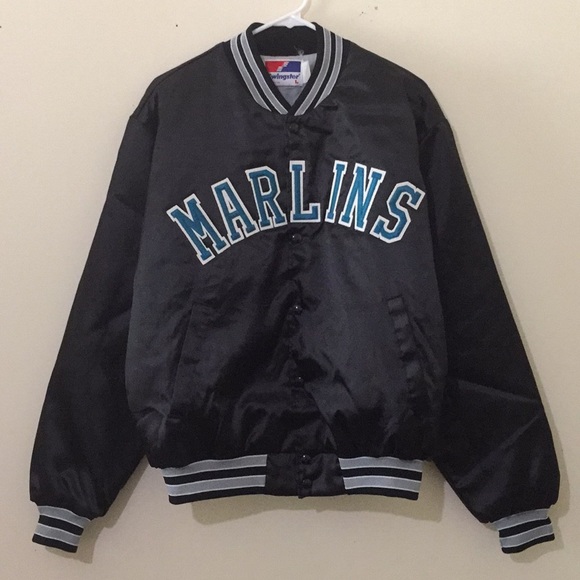 MLB Other - 🔥Vintage 1990s Florida Marlins Satin Jacket
